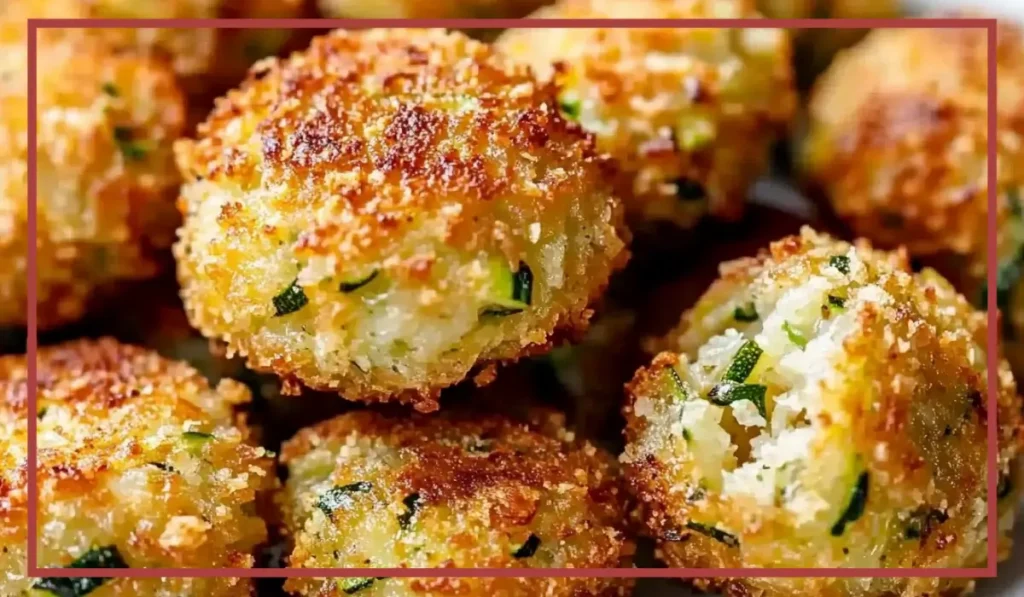 Zucchini bites recipe