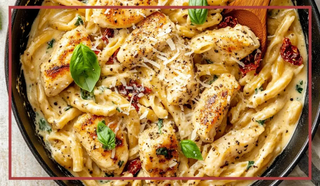 Creamy chicken pasta