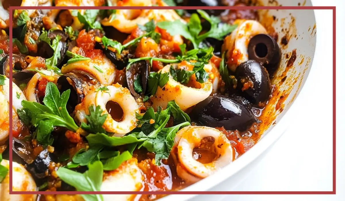 Squid with garlic