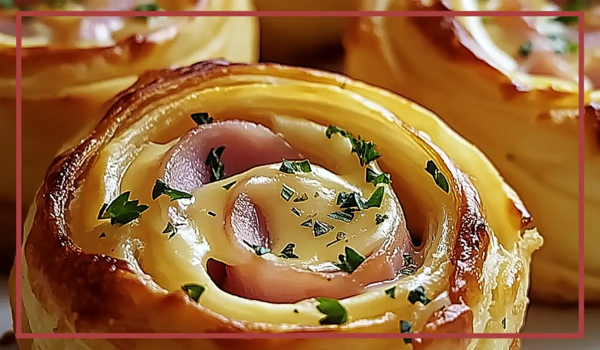 Ham and cheese pinwheels