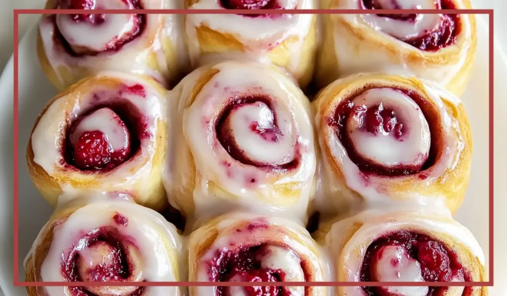 Easy Raspberry Sweet Rolls