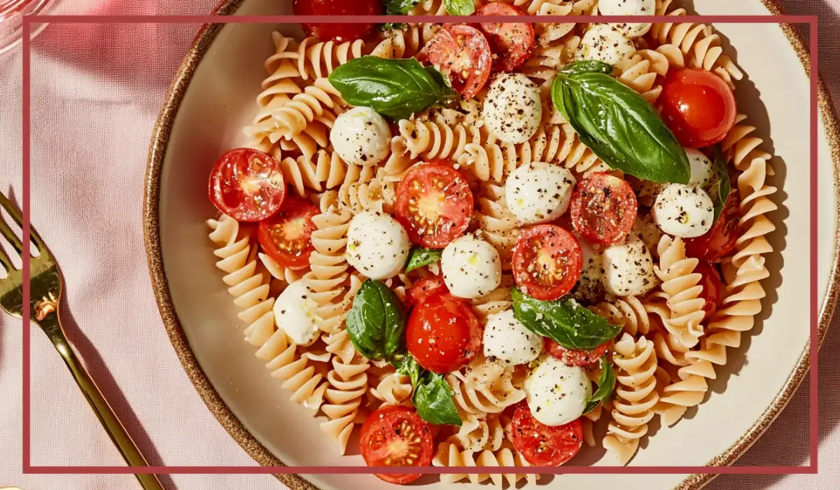 Mozzarella pasta salad