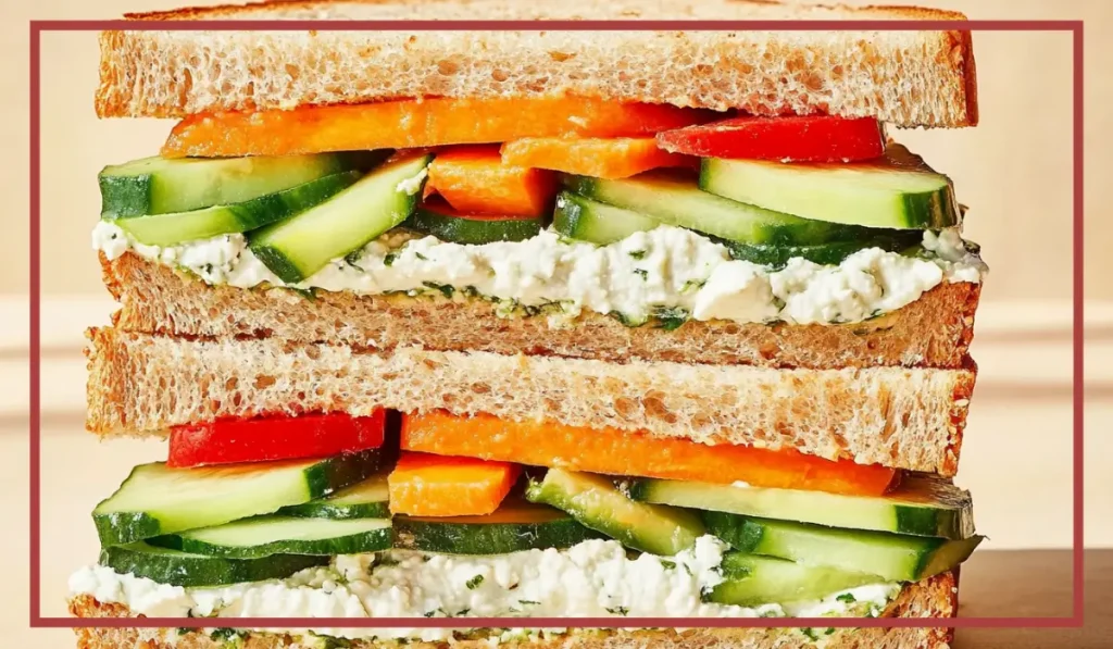 ricotta and avocado sandwich