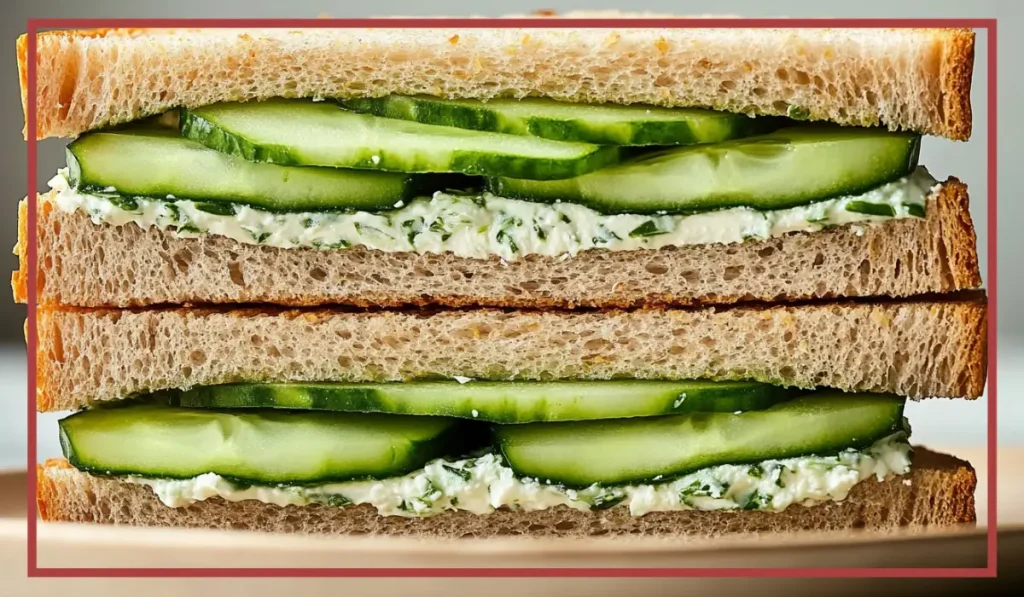 Easy Cucumber sandwich recipe