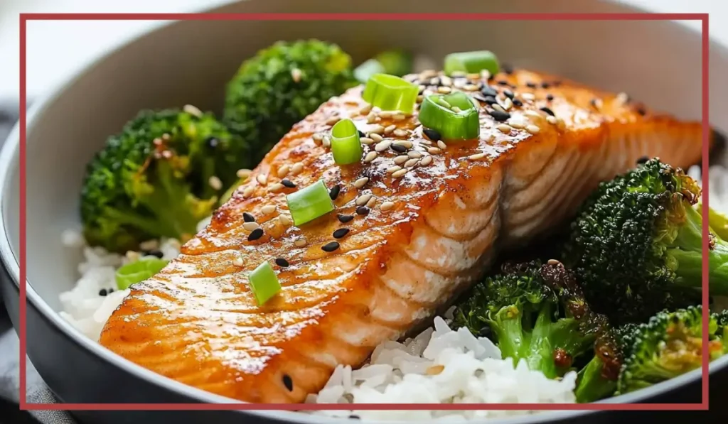 Honey garlic salmon