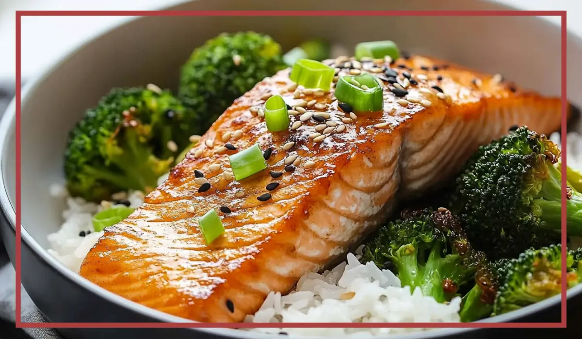 Honey garlic salmon
