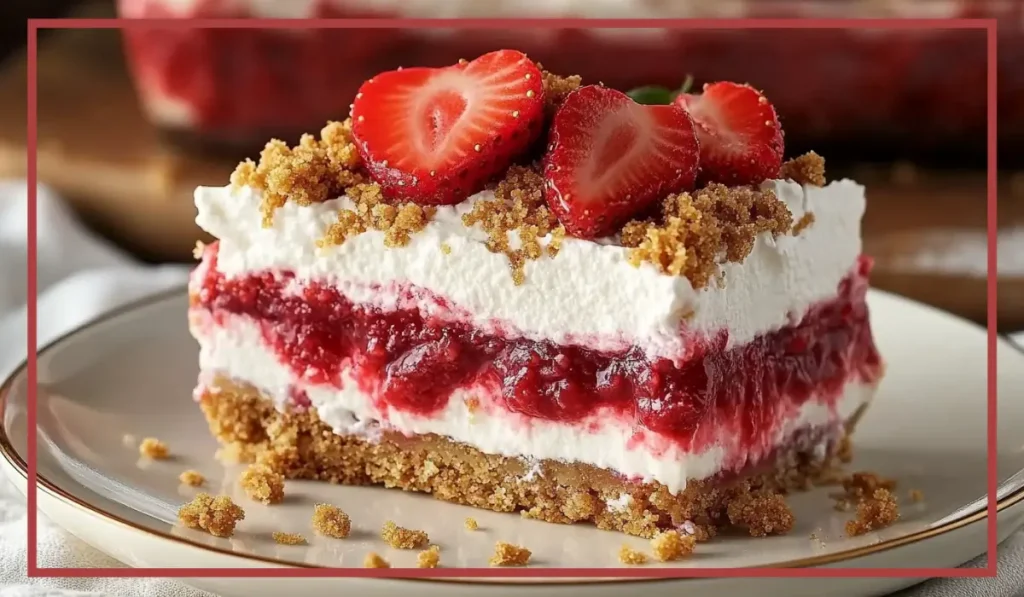 no-bake strawberry dessert