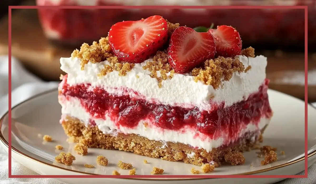 no-bake strawberry dessert