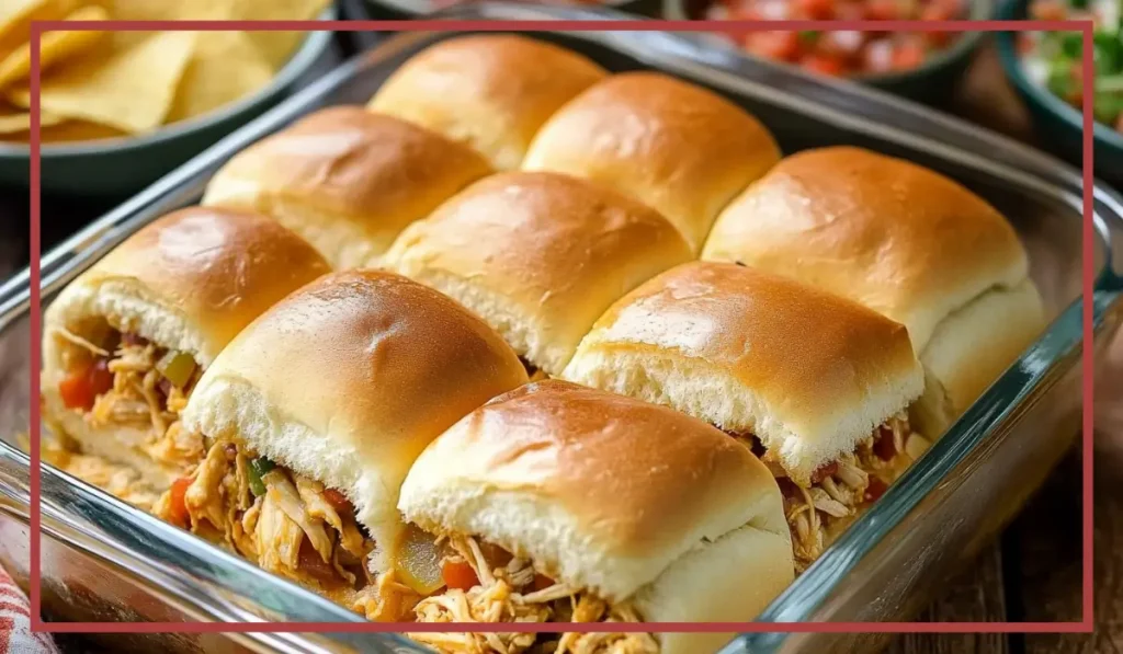 Spicy chicken sliders