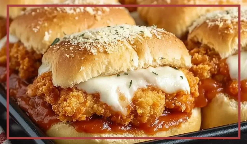 Cheesy Chicken Sliders