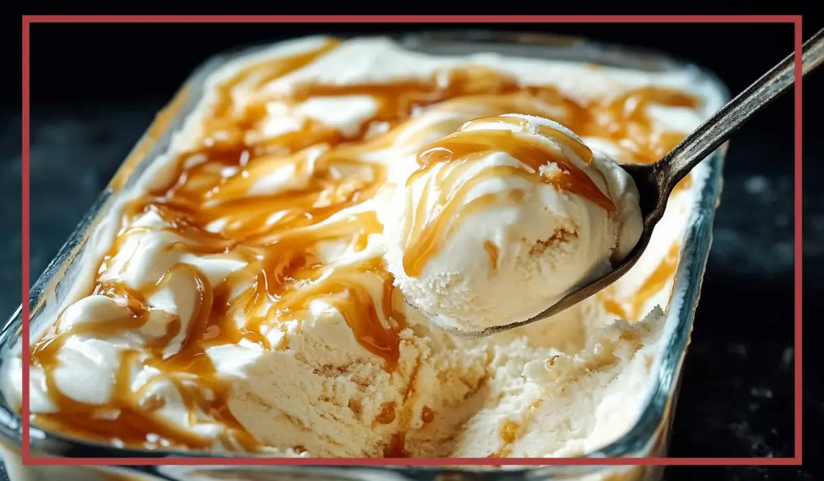 Salted caramel ice cream