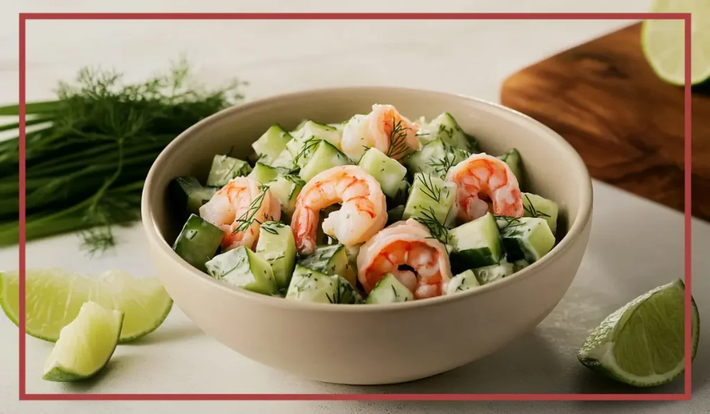 shrimp and cucumber salad