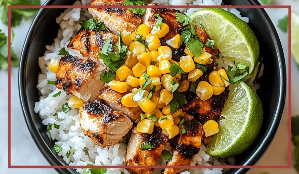 Mexican chicken bowls