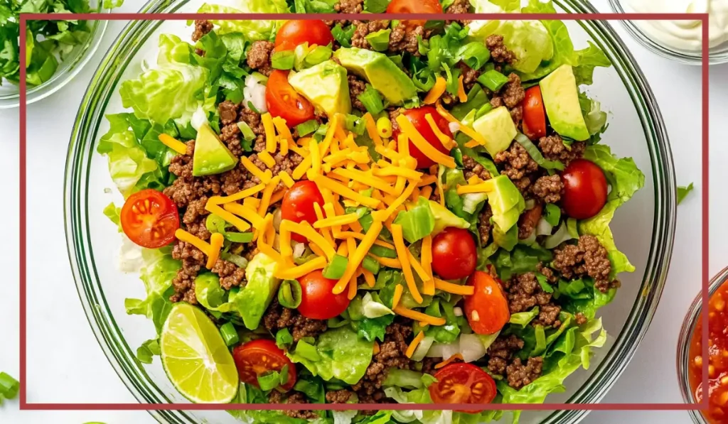 Taco Salad with Ground Beef