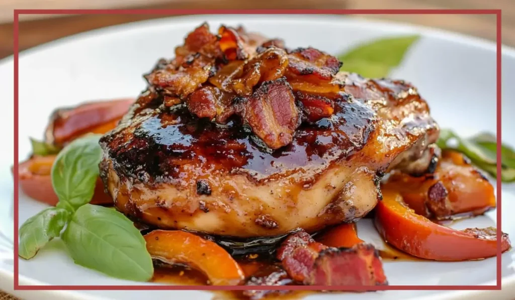 Spicy honey bacon chicken