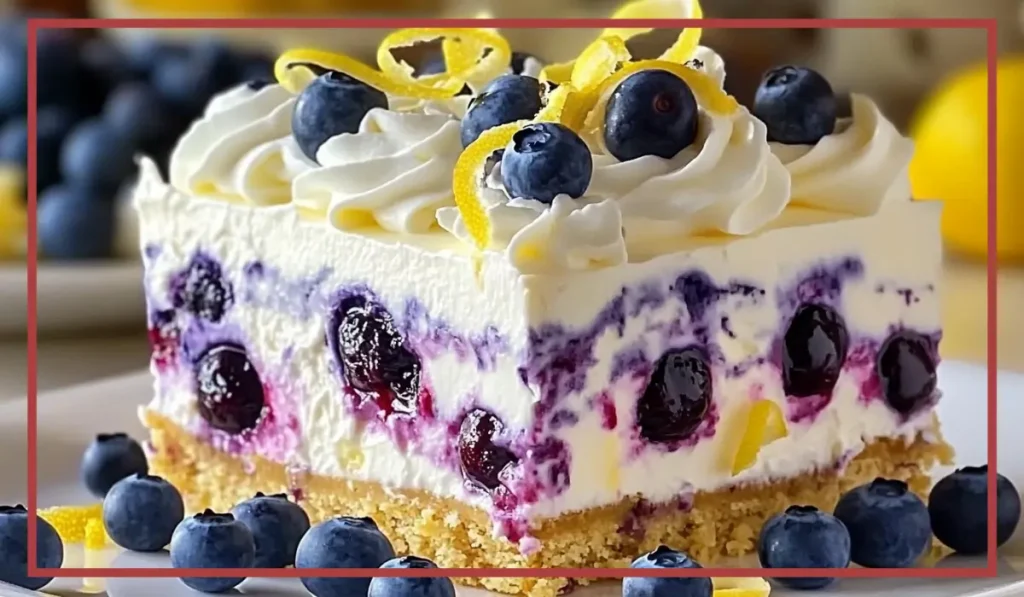 No-bake lemon cake