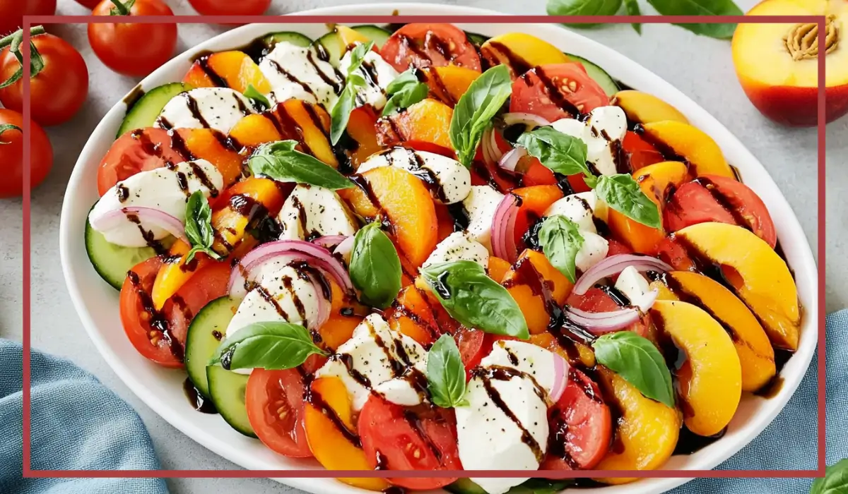 Summer Peach Caprese