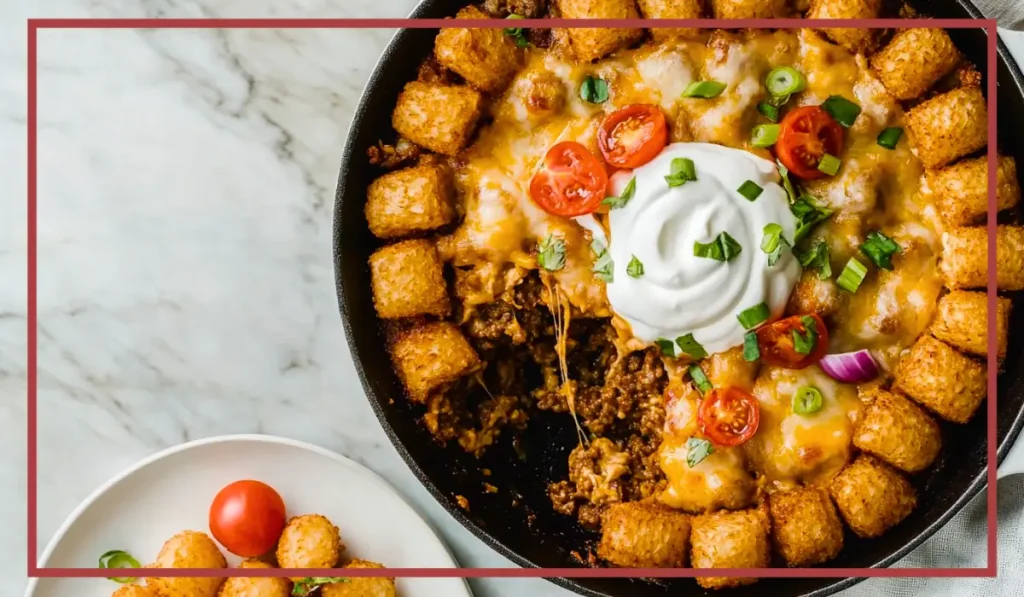 tater tot cheeseburger bake