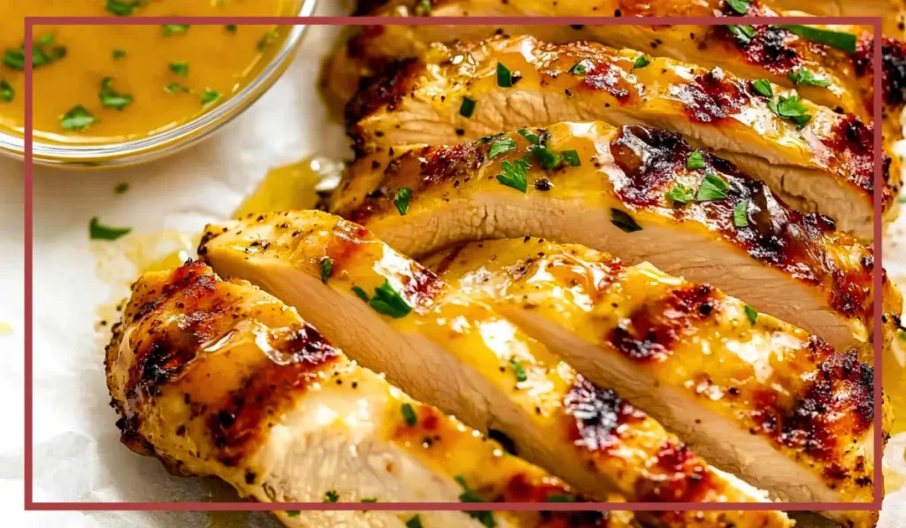 Grilled honey mustard chicken