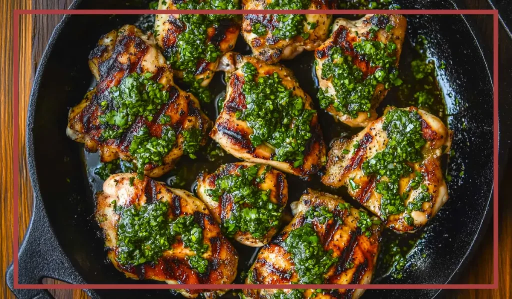 Chimichurri chicken thighs