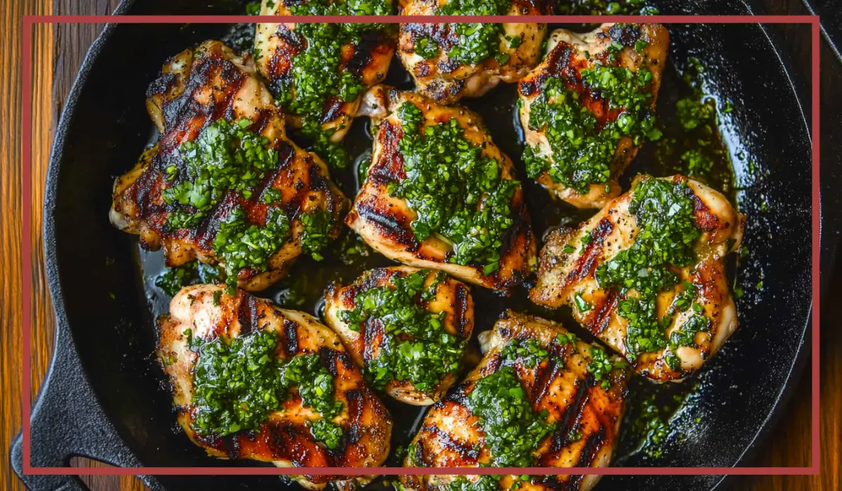 Chimichurri chicken thighs