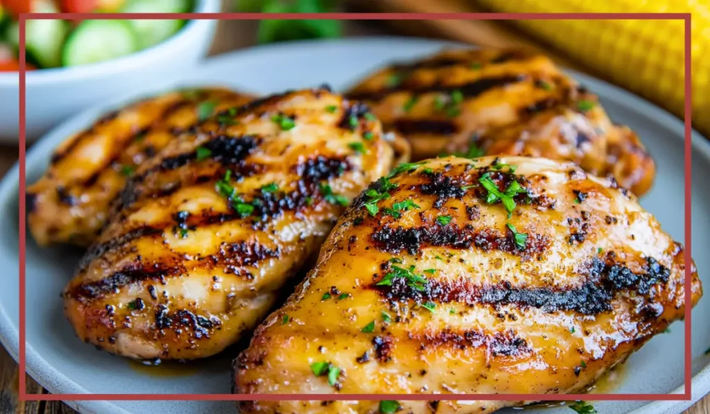 Grilled marinated chicken