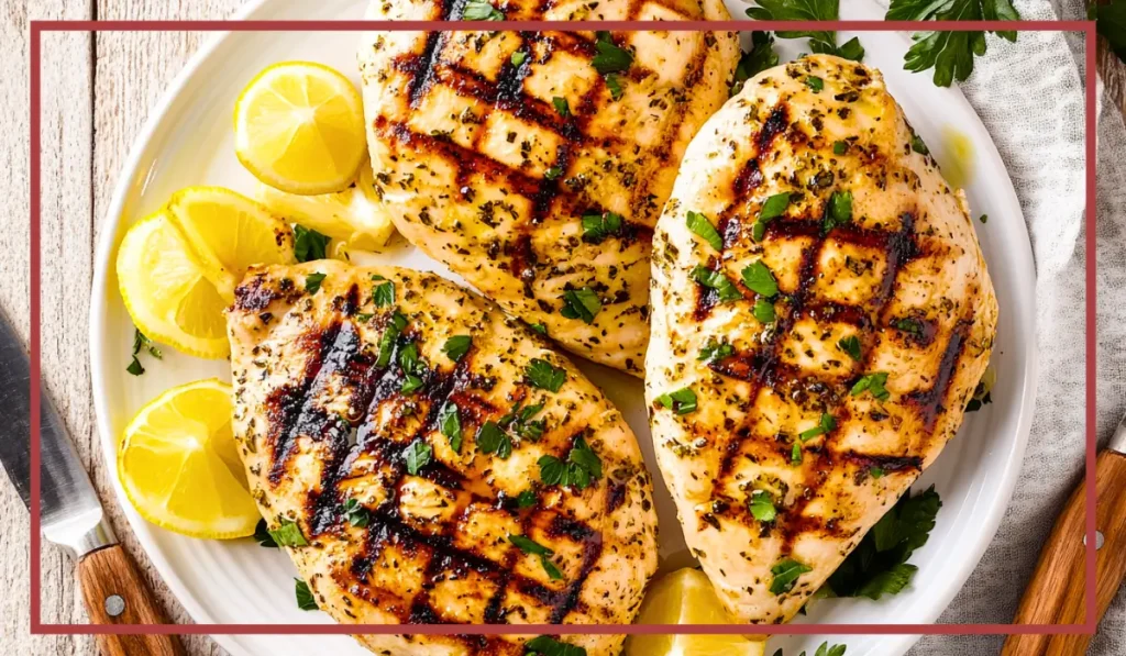 Mediterranean-marinated chicken