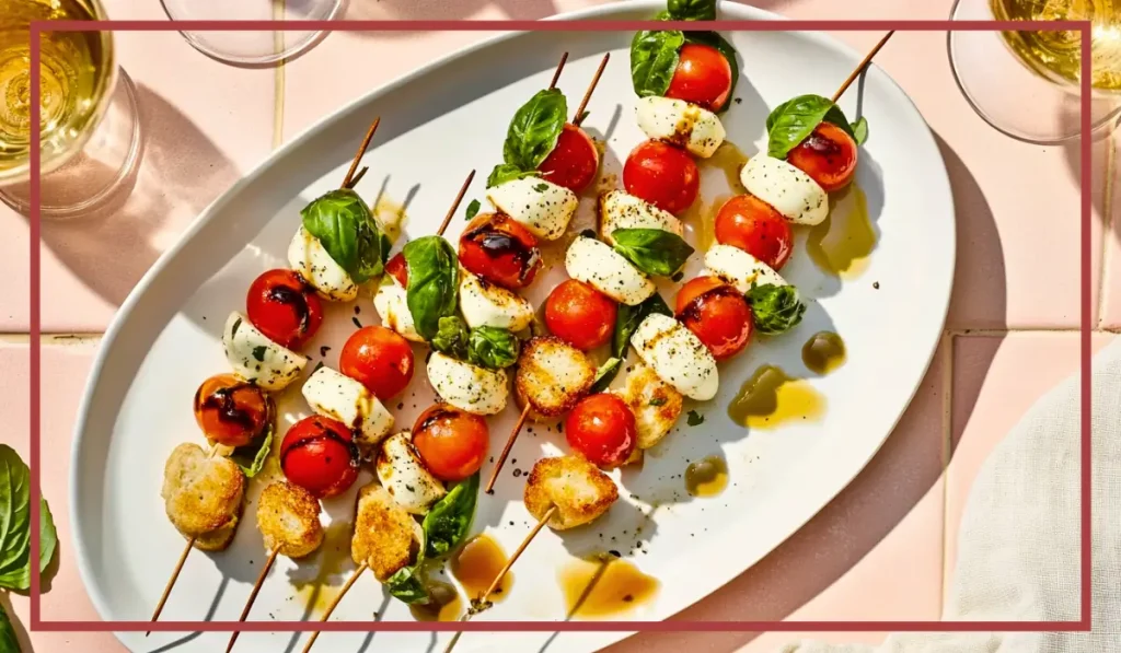 Easy Caprese Skewers