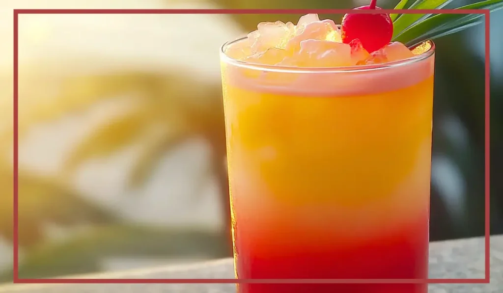 Tropical Sunset Mocktail