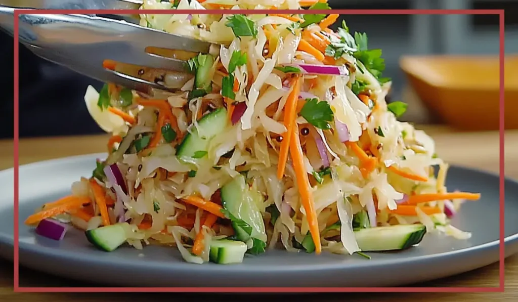 Polish sauerkraut salad