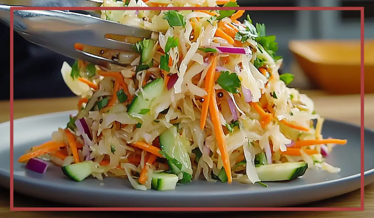 Polish sauerkraut salad
