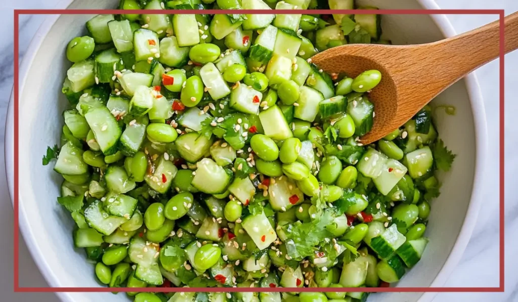 Spicy Cucumber Edamame Salad