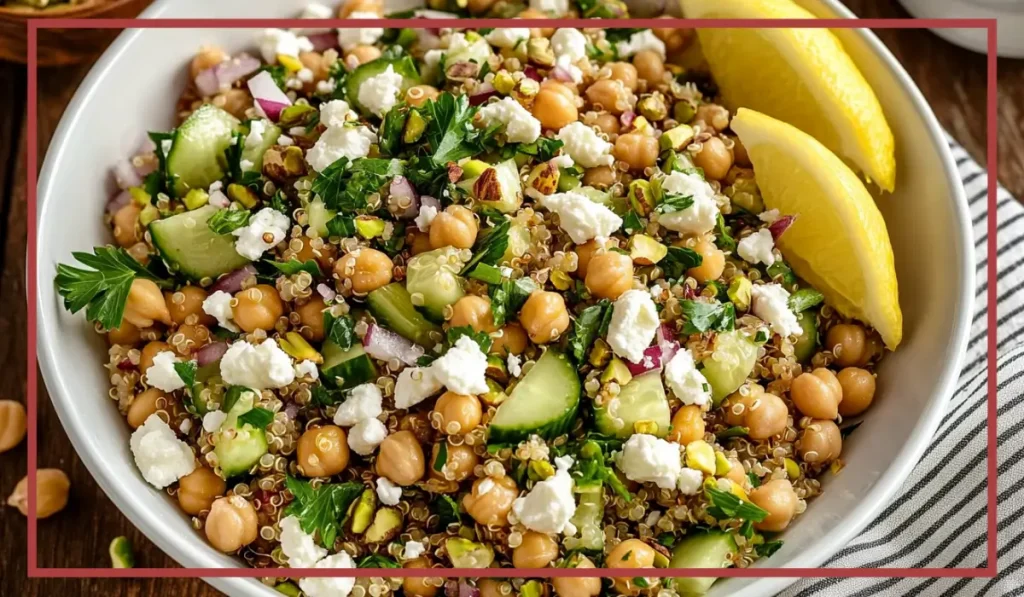 Quinoa Chickpea Salad
