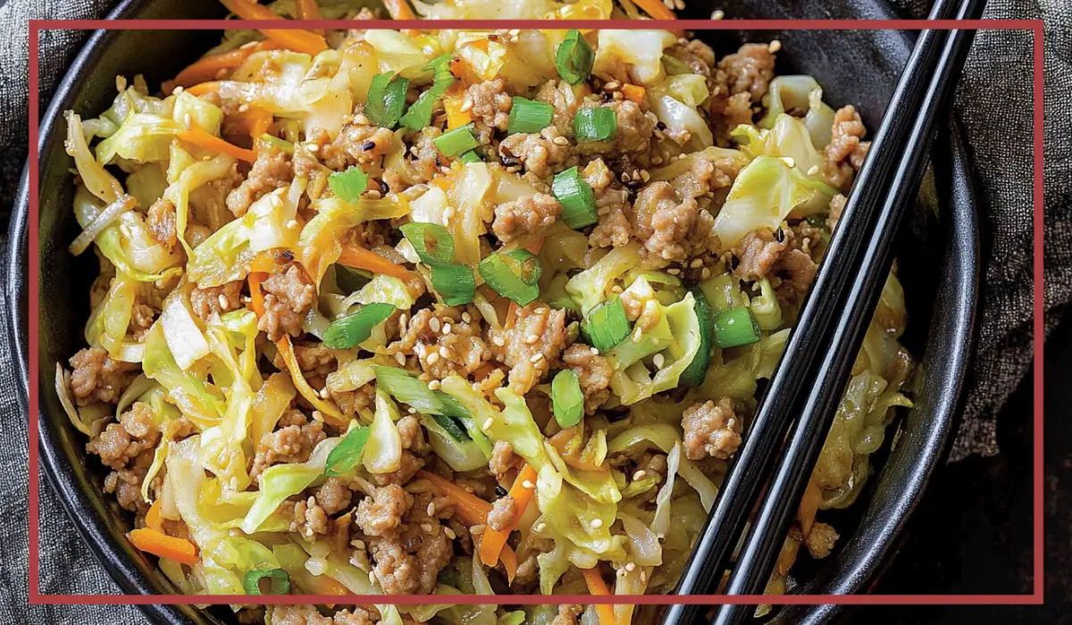 Unstuffed egg roll skillet