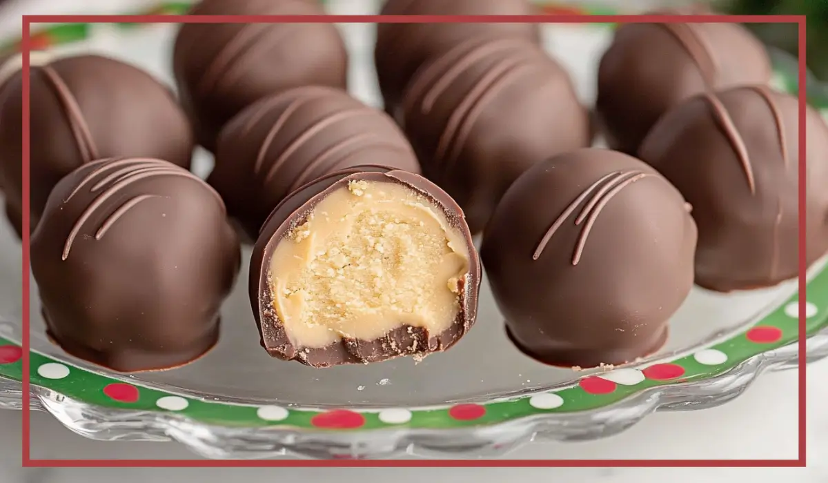 Chocolate peanut butter balls