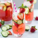 Strawberry Cucumber Limeade