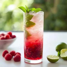 Non-Alcoholic Raspberry Mojito Recipe – Easy Refreshing Mocktail