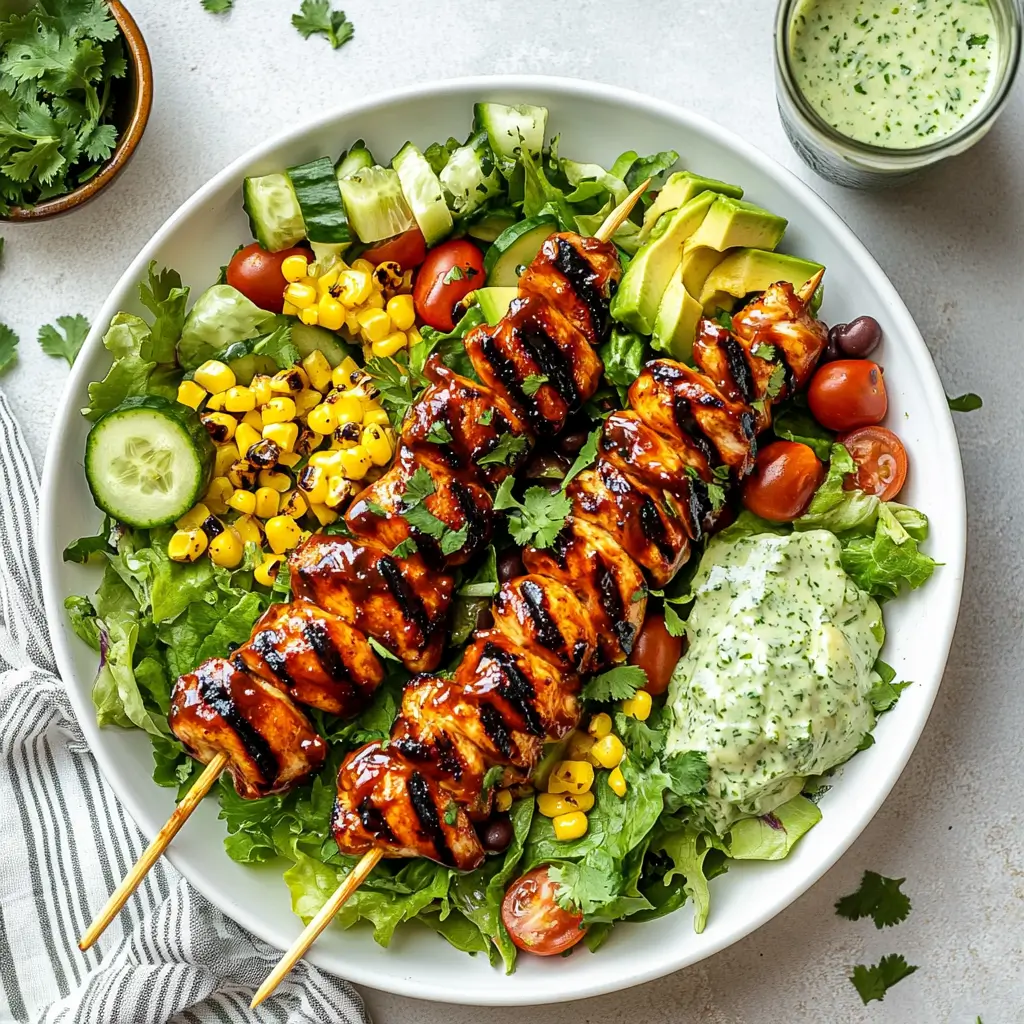 BBQ Chicken Skewers