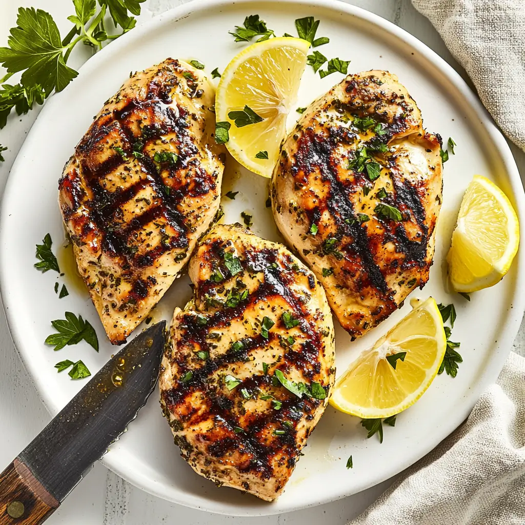 Mediterranean-marinated chicken