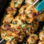 Air fryer chicken skewers