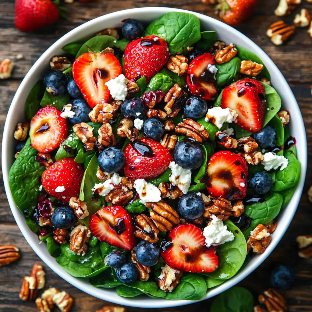 spinach strawberry salad