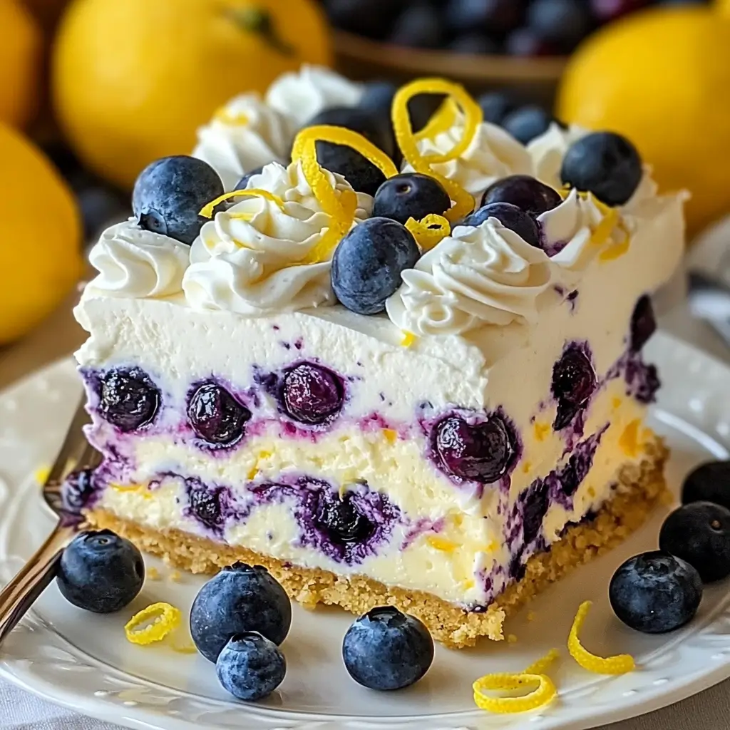 No-bake lemon cake