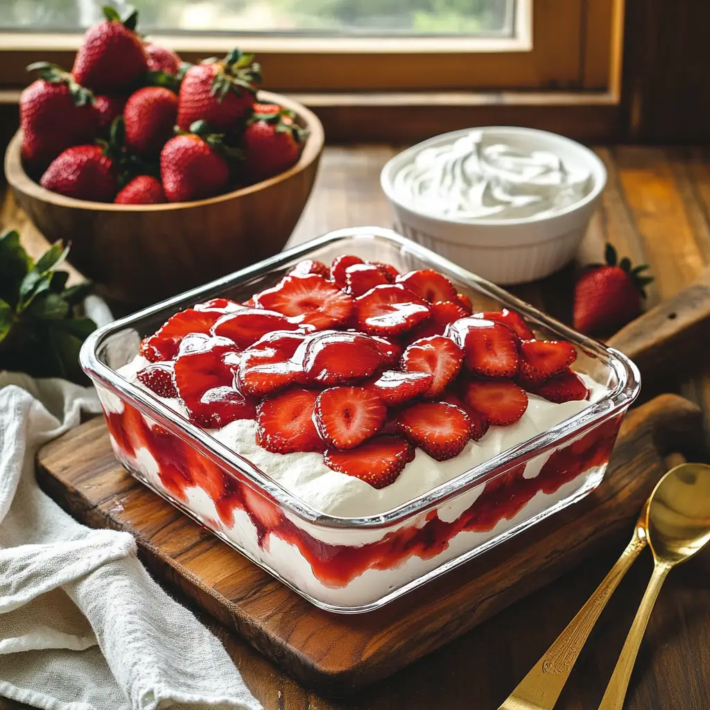 Strawberry Angel Food