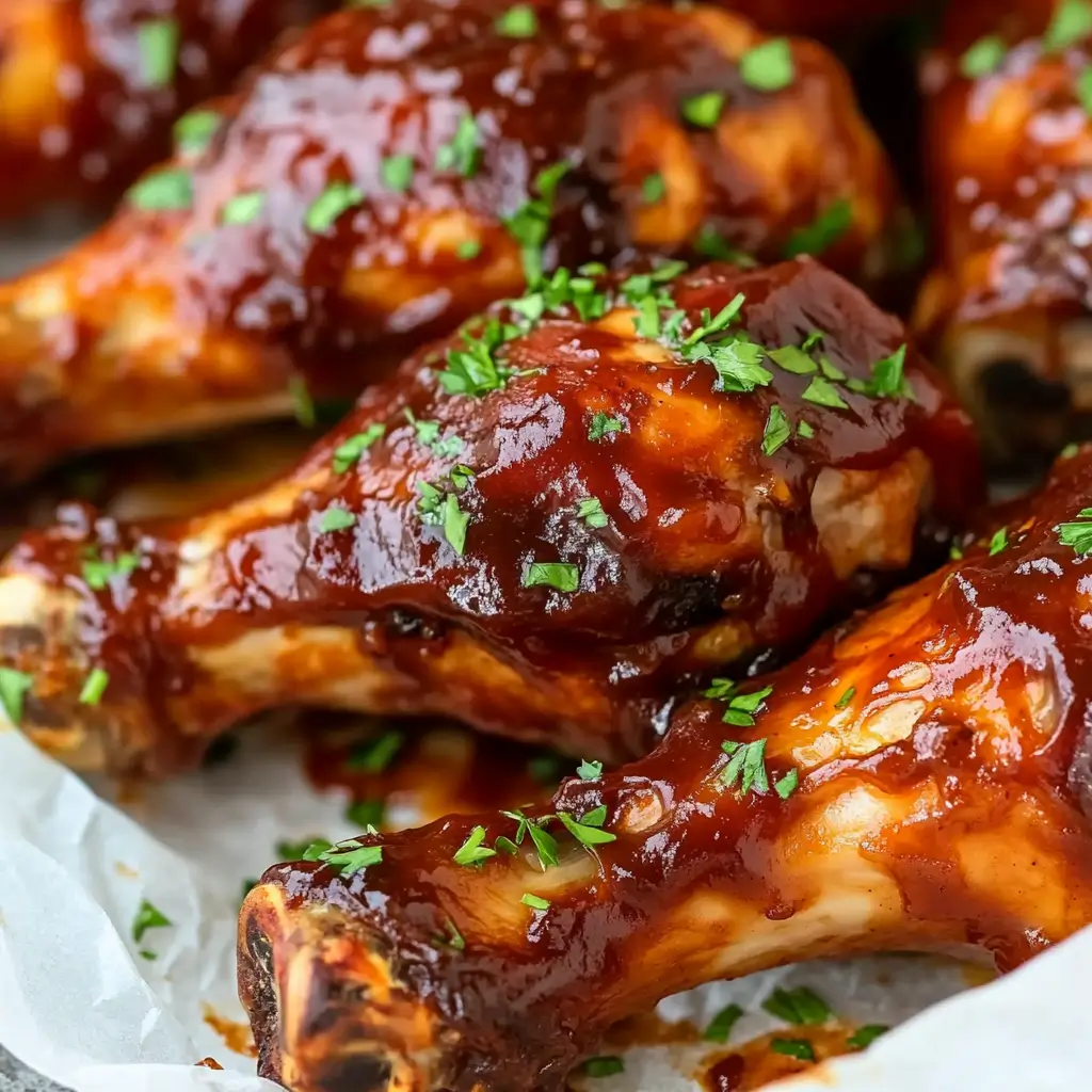 Oven baked BBQ chicken