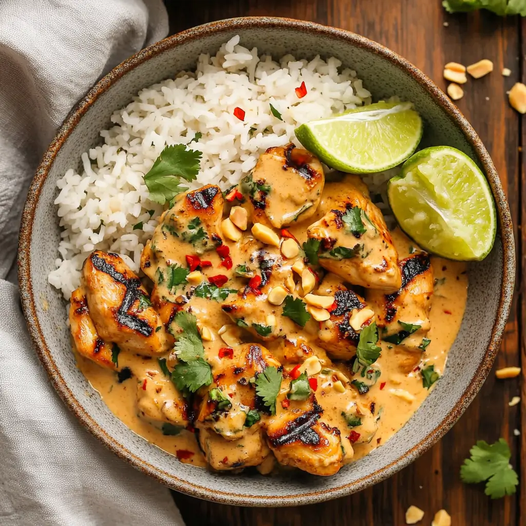 Thai Grilled Peanut Chicken