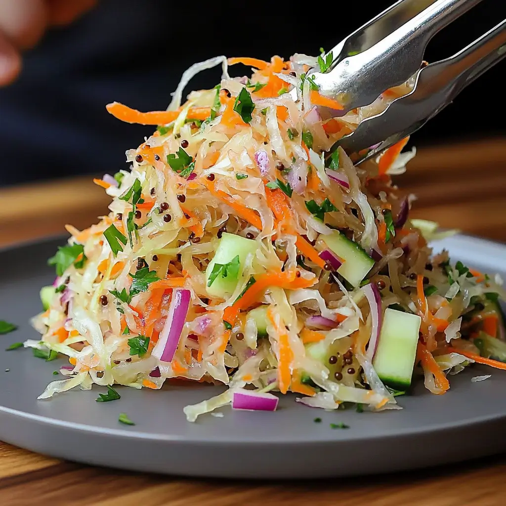Polish sauerkraut salad