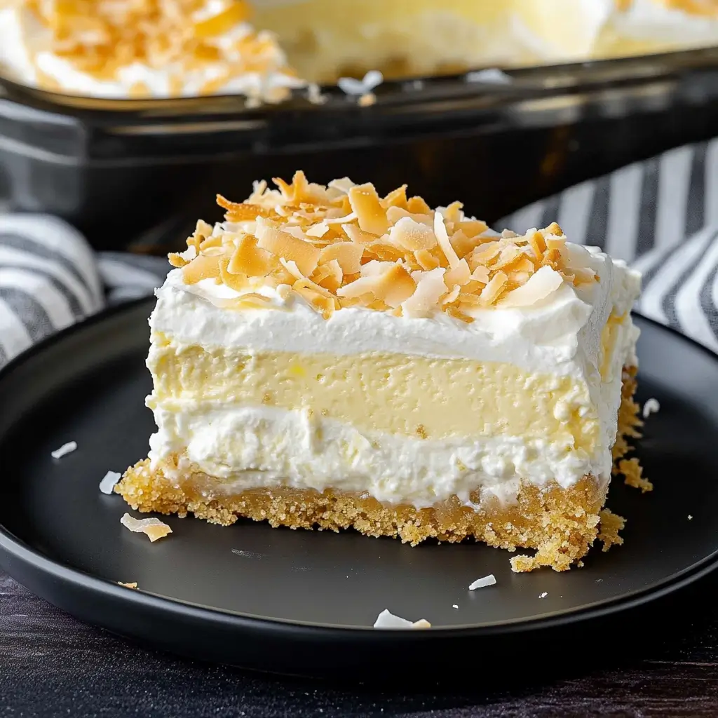 No-bake coconut cheesecake
