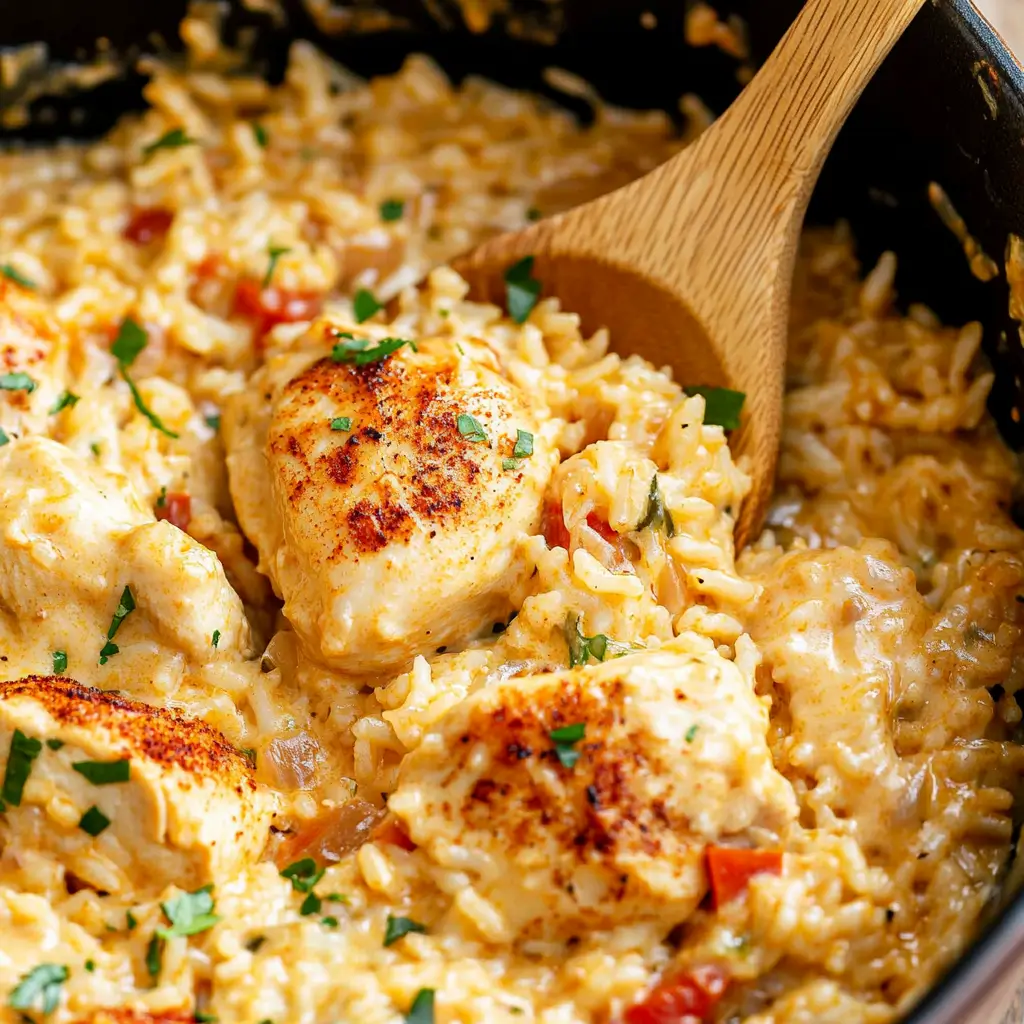 Queso chicken and rice