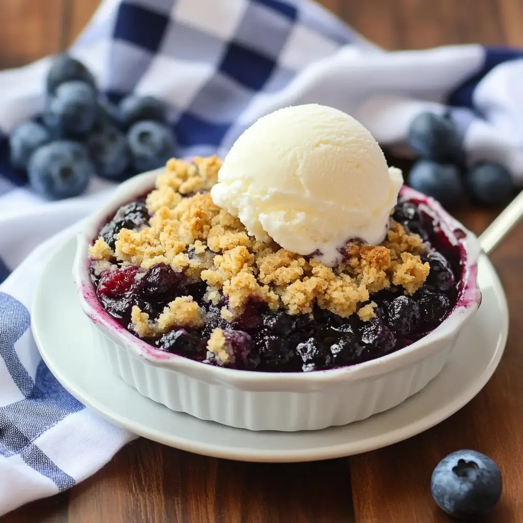 Blueberry Crisp Recipe – Easy, Classic, and Perfectly Crispy