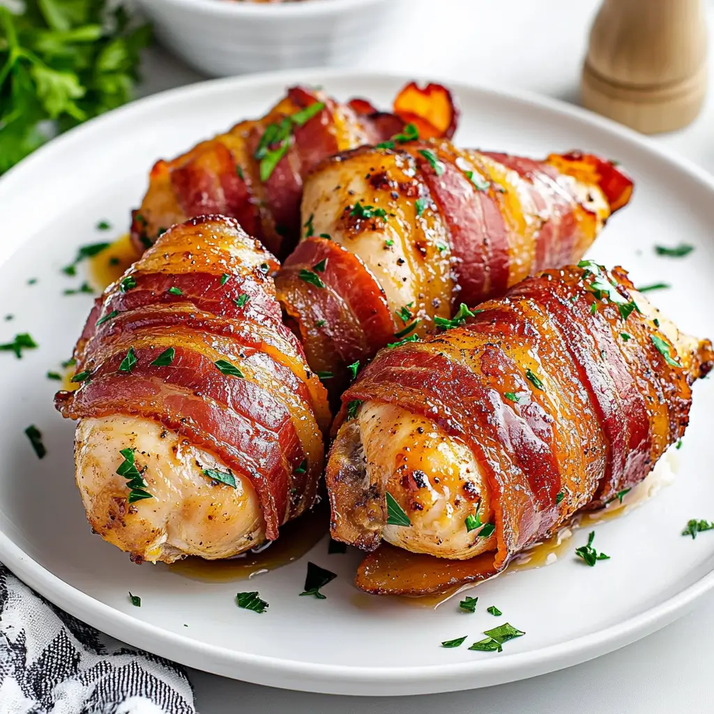 Maple Bacon Wrapped Chicken